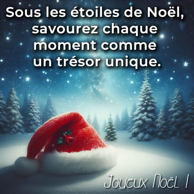 Sous les étoiles de Noël, savourez chaque moment comme un trésor unique