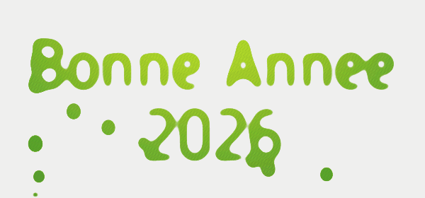 gif bonne année 2027 effet métal fondu.