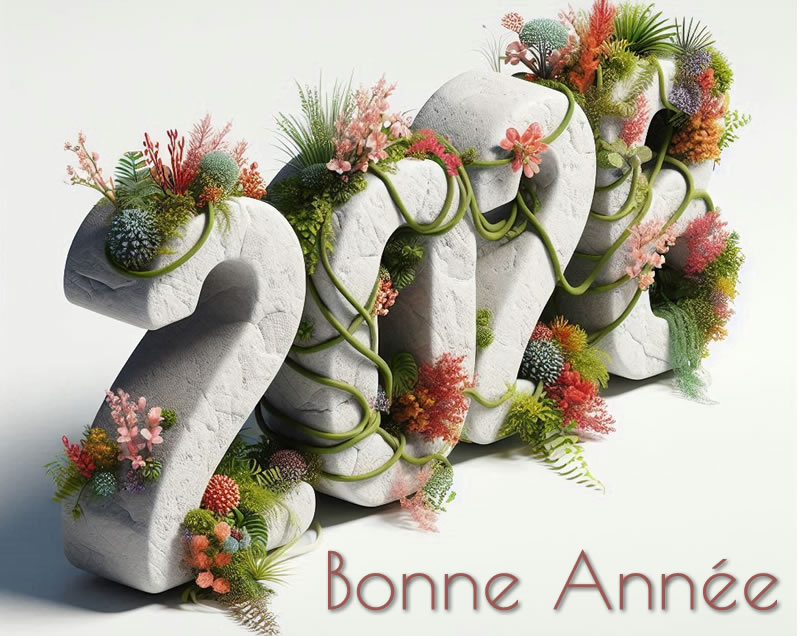 image bonne annee 2026 vert
